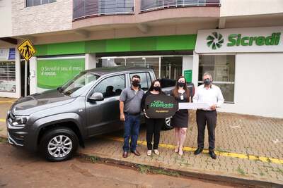 Aconteceu nesta terÃ§a (05) a entrega da Amarok da PromoÃ§Ã£o Sorte Premiada da Cooperativa Sicredi